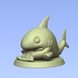 Preview2.jpeg Jeff - modelo de impressão 3D de tubarão terrestre - a comer pizza