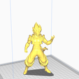 3.png Gogeta Super Saiyan (Dragon Ball) 3D Model