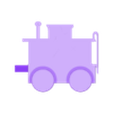 Letter Train Caboose 2.0.stl ABC Alphabet Train