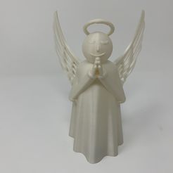 Image0000a.JPG Archivo STL gratis Un ángel animado en 3D con una cubierta de árbol de Navidad.・Objeto para impresora 3D para descargar, gzumwalt