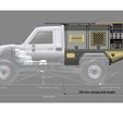 21.jpg OFF ROAD REAR  CANOPY for BRX 01 and RC4wd trail finder 3D PRINT