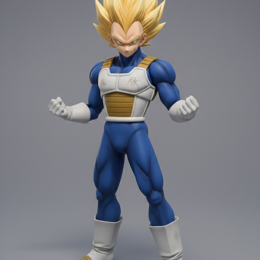 Vegeta: The Prince’s Pride – High-Detail 3D Statue
