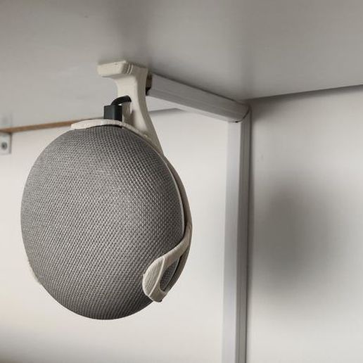 Fichier 3D gratuit Support suspendu pour Google Home Mini (double adhésif)・Design pour