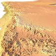 High-Detail-STL-Map-of-Jordan-–-Side-View.jpg Jordan Topographic Map – 3D Model for 3D Printing & CNC Carving