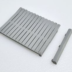 20230323_185600.jpg Free STL file HO Scale Wood Fence・3D printable model to download