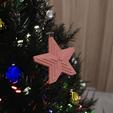 HighQuality.png 3D Star Christmas Ornament with 3D Stl Files & Christmas Decor, Ornament Art, 3D Print File, Christmas Gift, Tree Ornament, 3D Printing