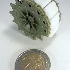 02.jpg Free STL file 1/16 M5A1 STUART T16 TRACK LINK FOR CLASSY HOBBY MC160016・3D printer design to download