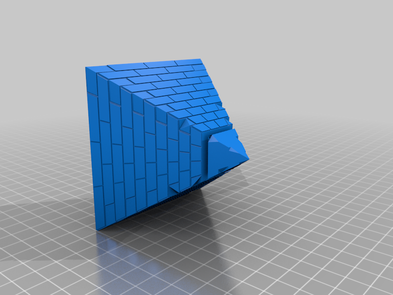 Free OBJ file color printable pyramid・Template to download and 3D print ...