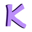 K.stl Letters and Numbers GREMLINS | Logo
