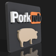 Pork-Rub-Magnet-front-angle.png Pork Rub Magnet - For your Fridge, BBQ, Smoker, Grill or Wall Art