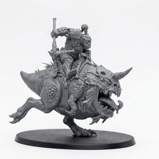 👹 Savage Ork rider・Free STL File for 3D printing・Cults
