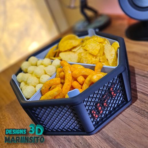 UFC Octagon Snack Bowl - Home - PLA - 3D printed product - фото 4