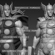 thor5.jpg Thor Fan Art Statue 3D Printable