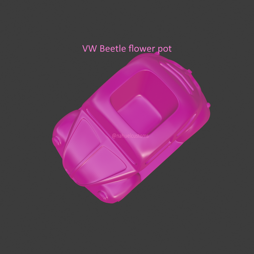 beetle4.png Volkswagen Beetle Pot de fleurs