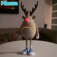 RENO-13.jpg Rudolf the Reindeer with movement and luminous nose