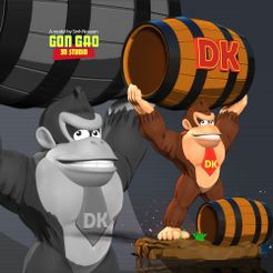 BPR_Render_fix.jpg 3D file Donkey Kong・3D printing idea to download
