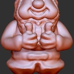 Happy.jpg Free STL file Dwarfs - Happy・3D printing design to download