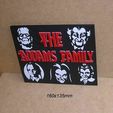familia-adams-monster-cartel-letrero-rotulo-logotipo-murcielago.jpg Adams Family, Monster, poster, sign, signboard, logo, horror, horror, scary, 3D printing, 3D printing