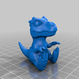 dino_hollow.png 3D-Datei Lil Dino kostenlos・Modell zum 3D-Drucken zum herunterladen