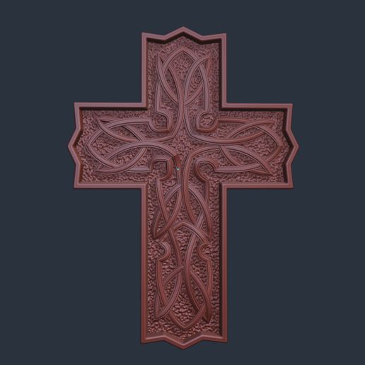 bandicam-2024-01-23-09-06-27-381.jpg Wall сross - 3D MODEL STL- files For CNC and 3D Printer.