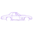 corvette c2 427 1967.stl Wall Silhouette: Chevrolet Set