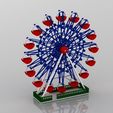 l1.jpg Ferris Wheel Miniature STL | 3D Printable Amusement Park Ride Model