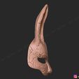 17.jpg The Huntress Mask - Dead by Daylight - The Rabbit Mask 3D print model
