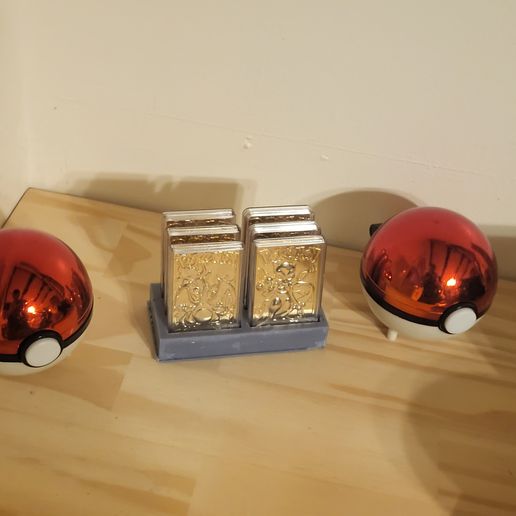 6 Slot BK Promo Pokemon Card Holder DisplayFree STL File for 3D  printingCults