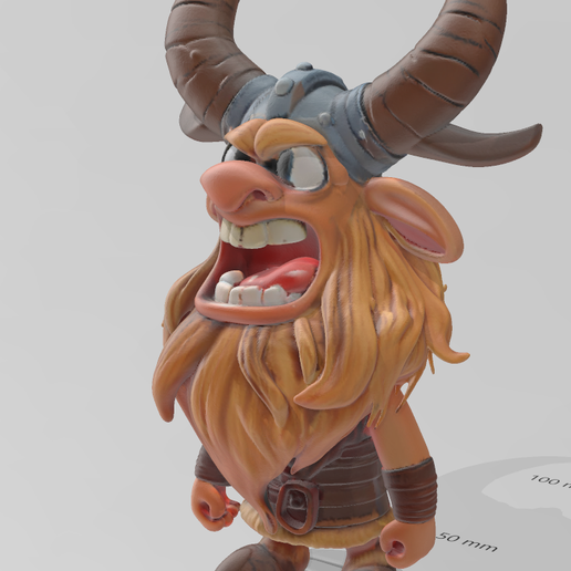 angry Viking 3D model