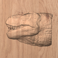 Rendered-Preview-on-Wood-.png.png T-Rex CNC Relief - Tyrannosaurus Rex STL 3D модель для резьбы по дереву | CNC Router Digital File (Personal Use)