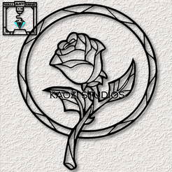 project_20240202_1442507-01.png Beauty and the Beast Rose Wall Art Disney Wall Decor