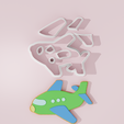 Aeroplano-2-2.png Découpeur de biscuits avion no3