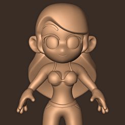 b.jpg STL file Nami Chibi // One Piece・Template to download and 3D print