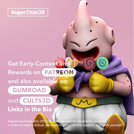 majin-buu.jpg Majin Buu - 魔 ま 人 じん ブウ | Dragon Ball