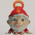 4.png 3D Printable Cute Baby Santa for Christmas Decorations 3D print model