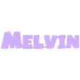 Melvin.STL First name Mevin deco