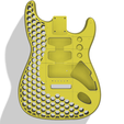 yellow.png Hexagon Style Stratocaster Fender Body
