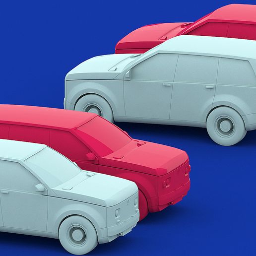 🚗 ZiU-682 B & ZiU-9 (concept SUV).・Free STL File for 3D printing