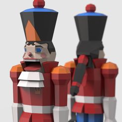 Nutcracker - Close Up.jpg Archivo STL Cascanueces Low Poly Prince・Idea de impresión 3D para descargar