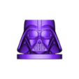 Huevera Darth Vader v4.obj Egg Holder Helmet Starwars Darth Vader and Storm Trooper 3D print model