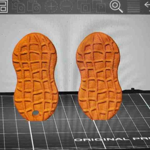 Nutter Butter Cookie Keychain 3D model