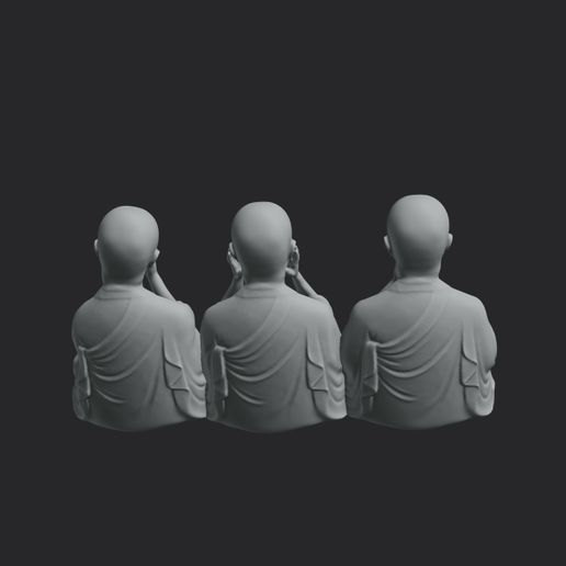 untitled4.jpg 3 MONKS WITH STAND  | BY DELTORVIK