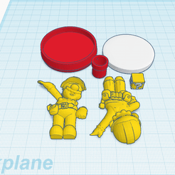 Custom Mario Maker Amiibo.png STL-Datei Custom Mario Maker amiibo kostenlos herunterladen • Design für 3D-Drucker, Cart3r