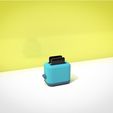 646f569b00267c7bd777cfbb096e569b_preview_featured.jpg OBJ file FORK IN A TOASTER CUTLERY HOLDER・Template to download and 3D print