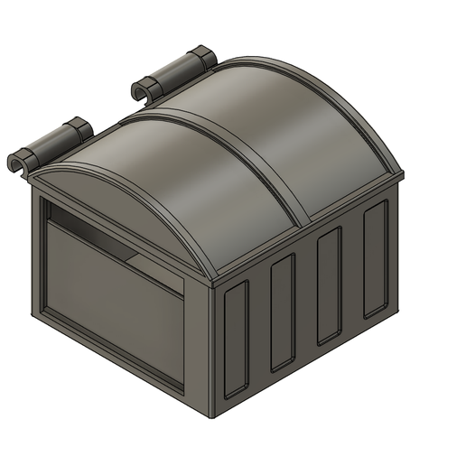 EDH Treasure Chest Deck Box STL File for 3D printingCults