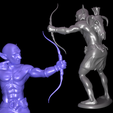 preview5.png Goblin archer model for 3D print