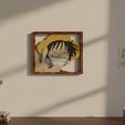 unnamed.jpg Luffy "Straw Hat" Relief Wall Art - One Piece 3D Frame