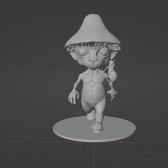 sin_nombre1.png 3D file SMURF CAT WITH BASE・3D printer design to download