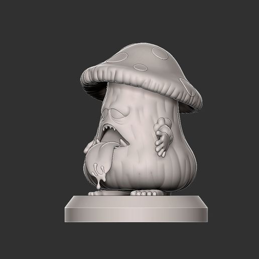 ZBrush-Document3.jpg вражеский гриб миниатюра
