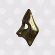 IMG_1913.png The Weeknd LEG 5 Mask AfterHours Til Dawn 2025 Gold Chrome Mask 3D Model